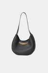 MINI SHOULDER BAG - YARDLY PLACKET BLACK STRUCTURED