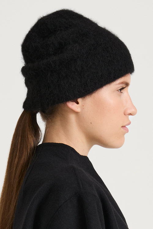 mohair knitted hat stylein nyla detail