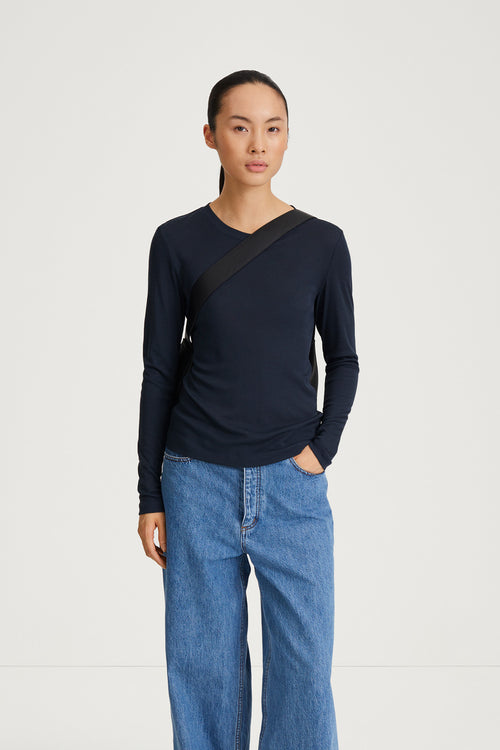 navy longsleeve jersey neapel stylein front