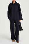 navy stripe shirt stylein brenly model image