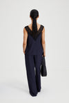 MARIA LONG TROUSERS - MIDNIGHT