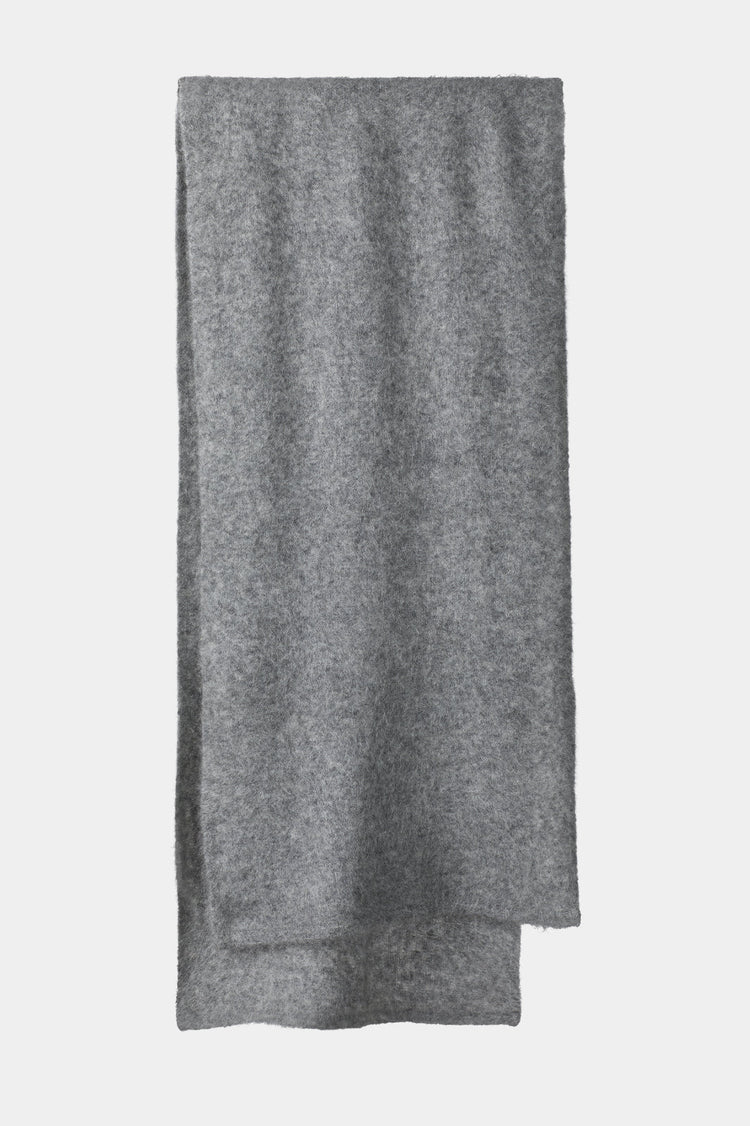 Nea scarf wide mohair blend grey stylein packshot