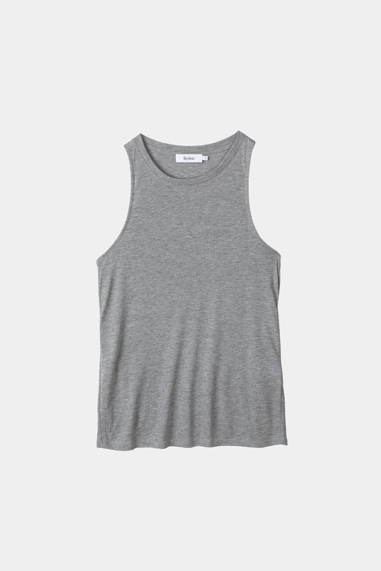 nicia top grey sleeveless stylein packshot