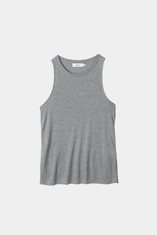 nicia top grey sleveless stylein packshot