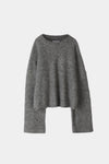 NICLAS SHORT SWEATER - GREY