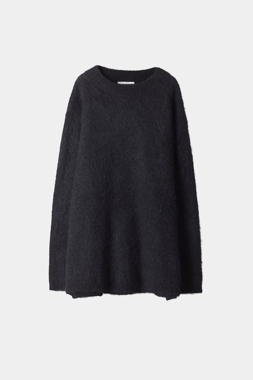 NOEMI PLAIN SWEATER - BLACK