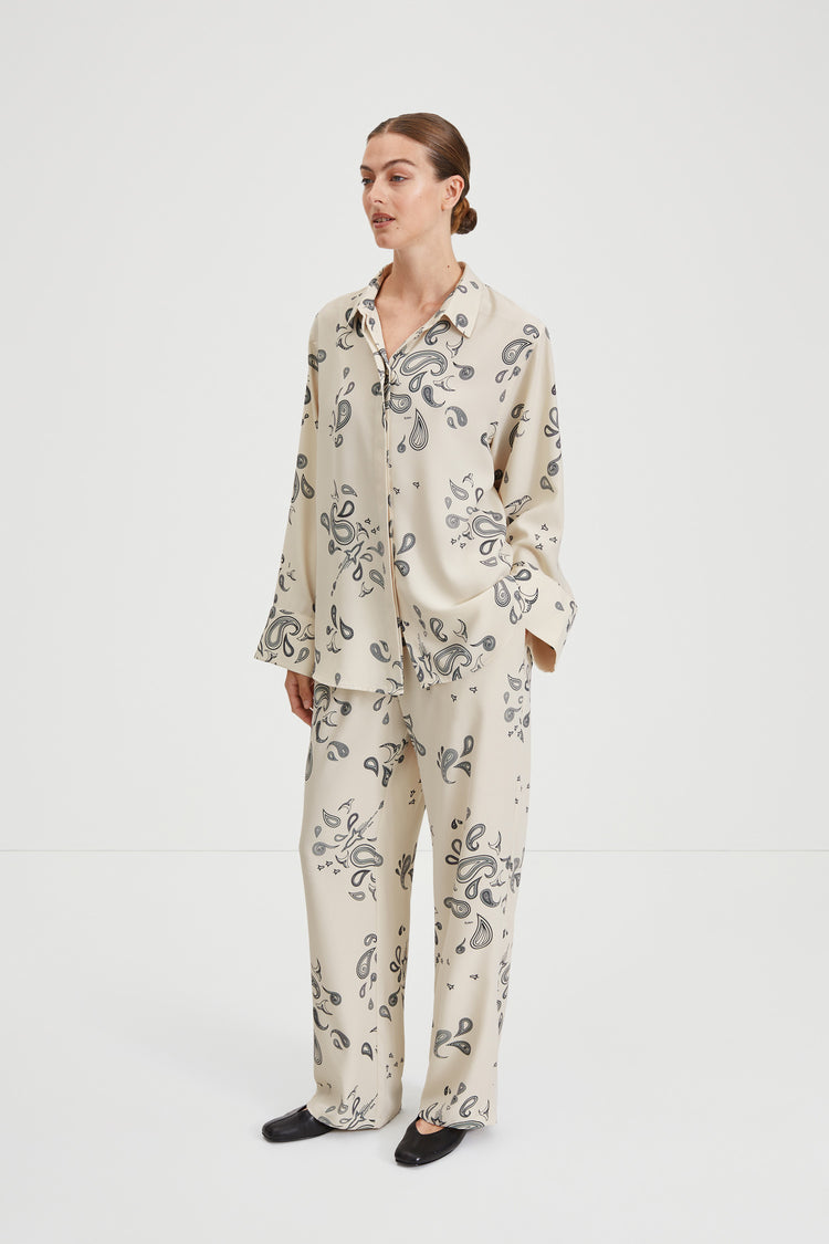 Mortara shirt paisley pattern stylein side image