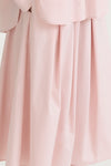 Jorina pink cotton a lined midi skirt Stylein  model image close