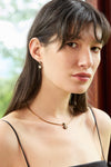 sacha earrings black laura vann
