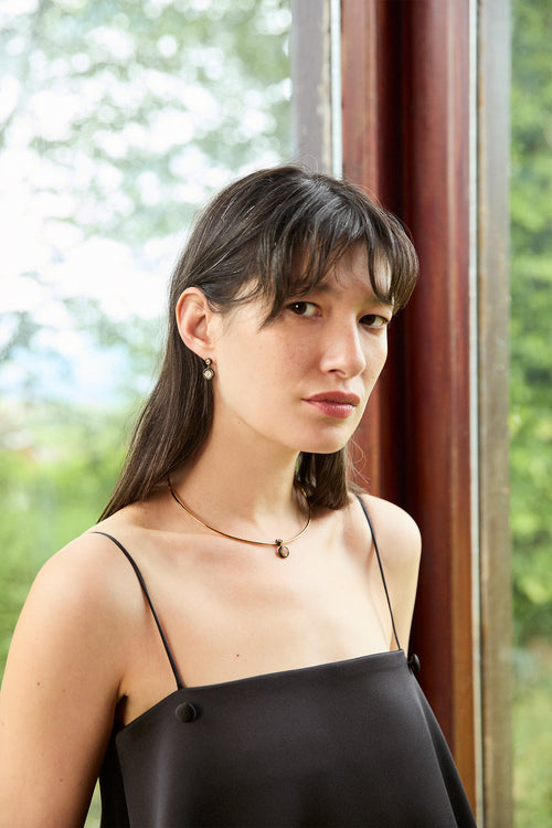 sacha earrings black laura vann