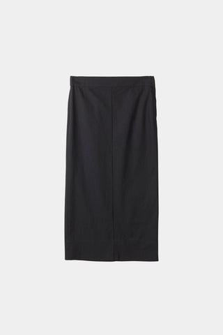 Saronno skirt ankle length black linen stylein packshot