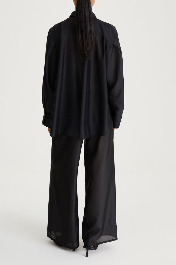 sheer black trousers bitonto stylein back