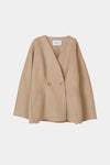 TIRLI SHORT JACKET - HAZELNUT