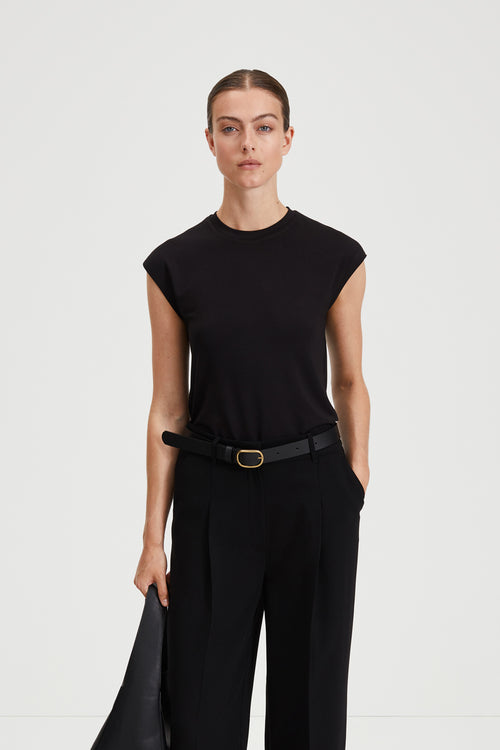 CANALE TOP - BLACK