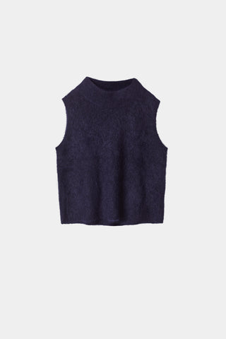 sleeveless mohair navy top stylein nellie packshot