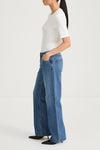 steel blue straight full-lenght denim stylein kiara side model image