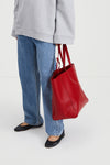 YACHT BAG - RED STRUCTURED