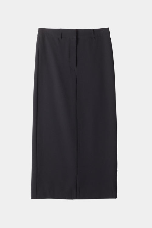 black ankle length skirt crepe stylein berkeley packshot