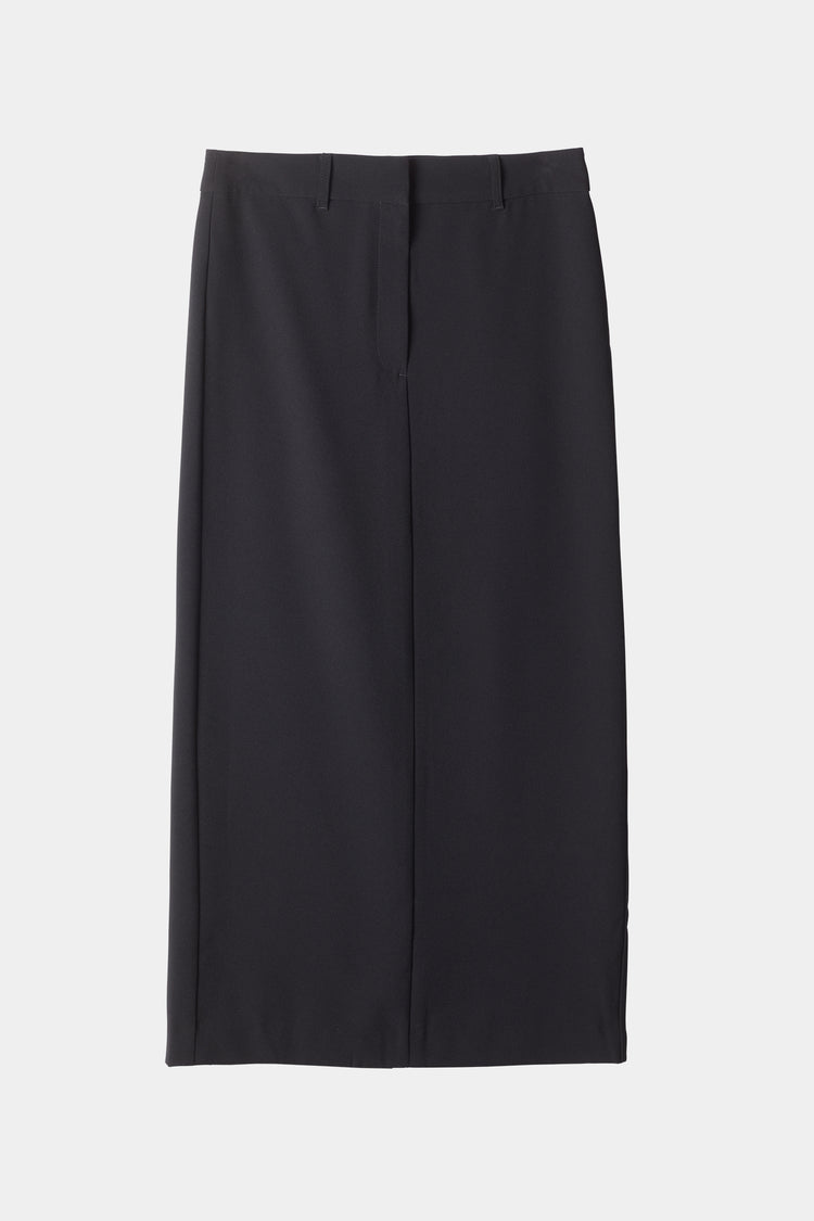 black ankle length skirt crepe stylein berkeley packshot