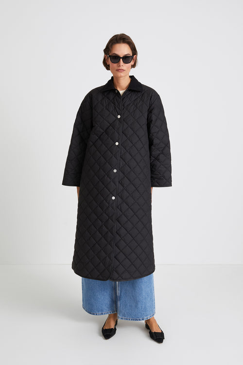 HILDA COAT - BLACK