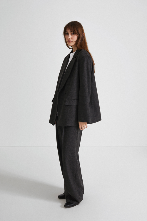 BALDWIN TROUSERS WOOL - GREY