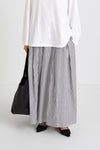 JORINA MAXI SKIRT - BLACK & WHITE STRIPED