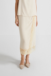 MOLLY LACE SKIRT - CREAM