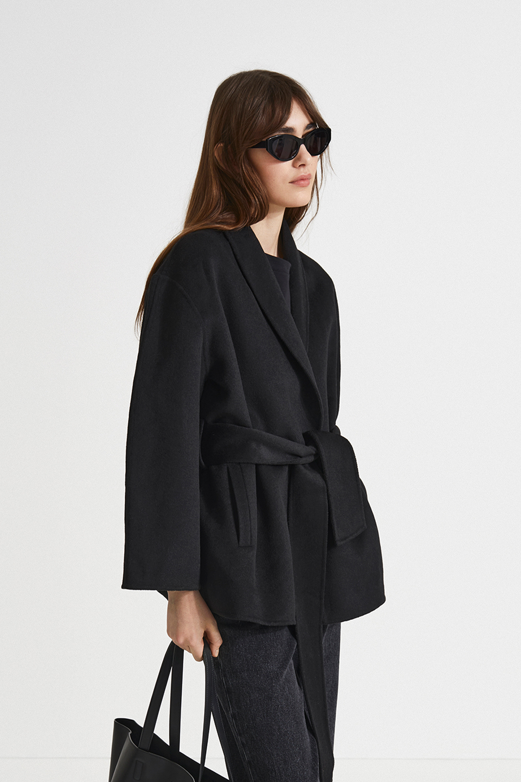 Tulle wool coat best sale