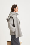 TECLA SCARF - SILVER GREY