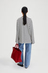 CENTO TOP - WHITE W STRIPES