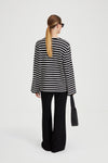 CENTO TOP - BLACK W STRIPES