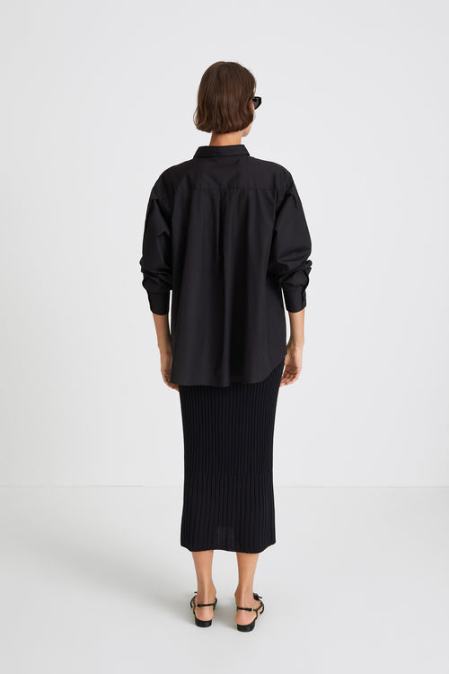 JEANNE SHIRT - BLACK