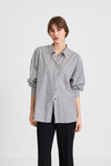 JEANNE SHIRT - BLACK STRIPED