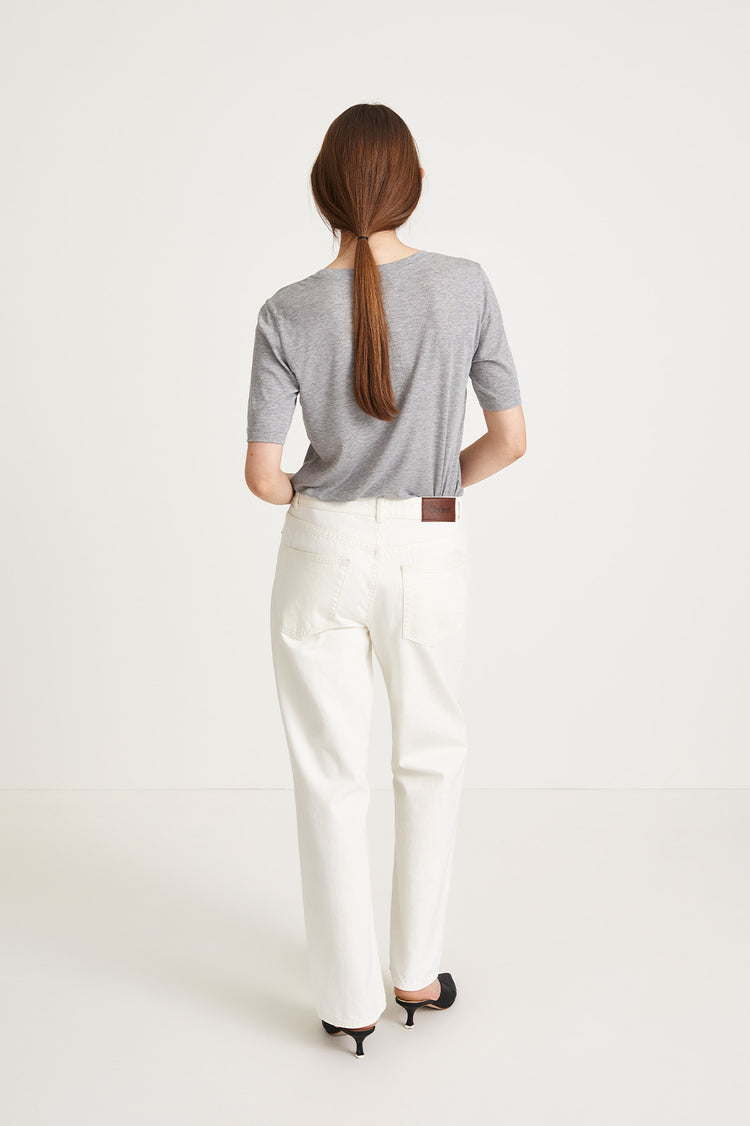 nickie top tshirt grey stylein back