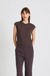 CANALE TOP - DARK BROWN