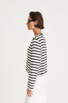 CARRIE TOP - STRIPED