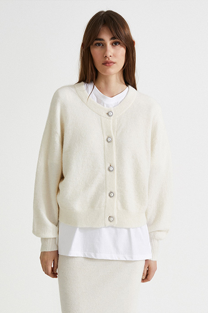 ETHAN CARDIGAN - WHITE – Stylein