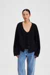 NERISSA CARDIGAN - BLACK