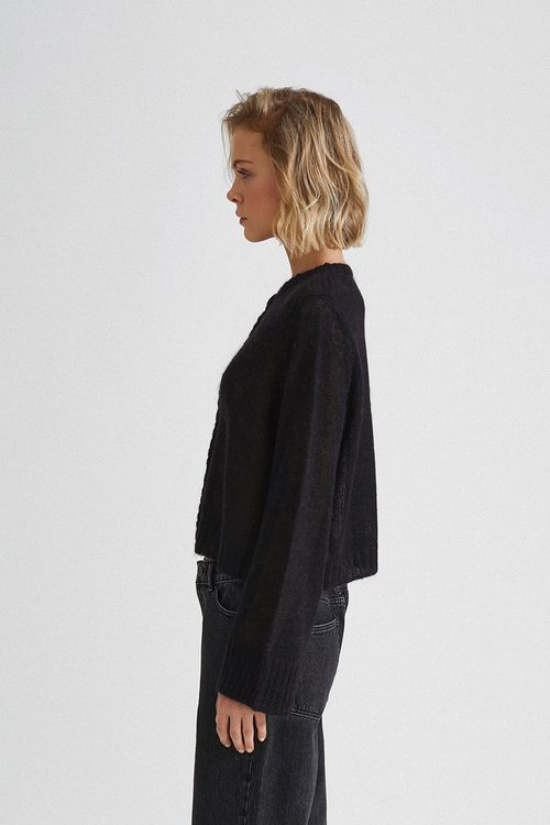NOA CARDIGAN - BLACK