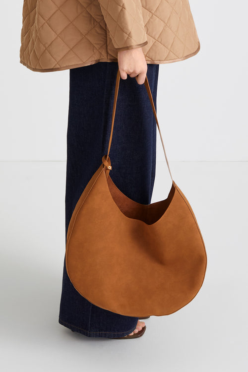 HAND BAG SHOPPER - YARDLY BAG COGNAC