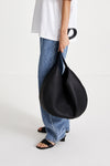 HAND BAG SHOPPER - YARDLY BAG BLACK STRUCTURED