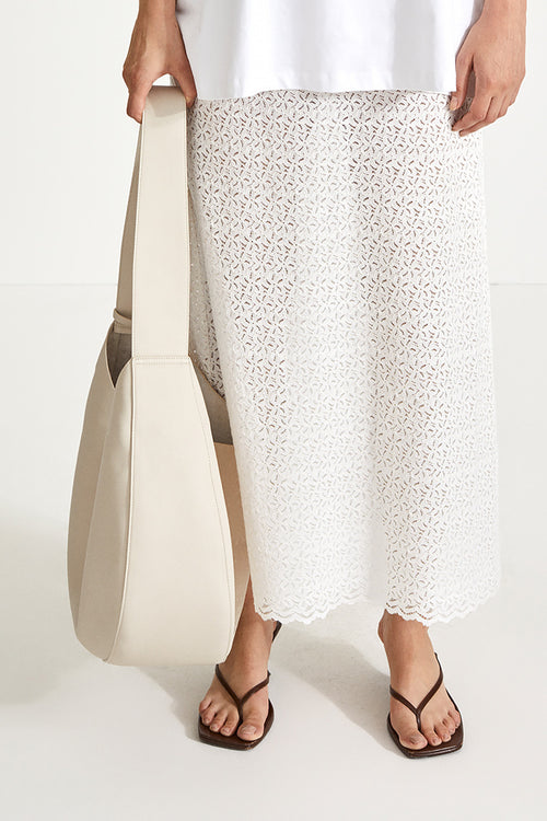 YARDLY BAG - CREAM STRUCTURED