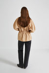 JILL SHIRT - DARK BEIGE