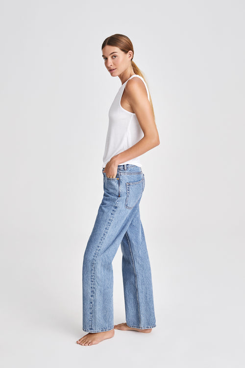 nicia top white sleeveless stylein side