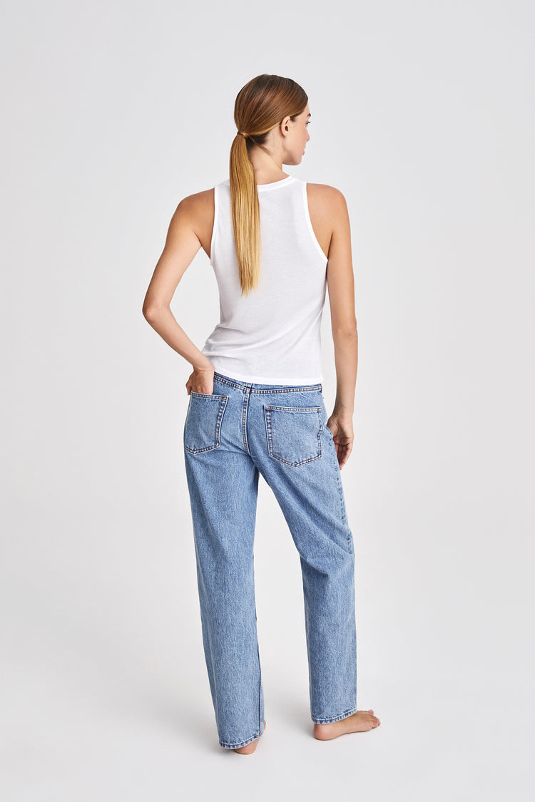 nicia top white sleeveless stylein back 