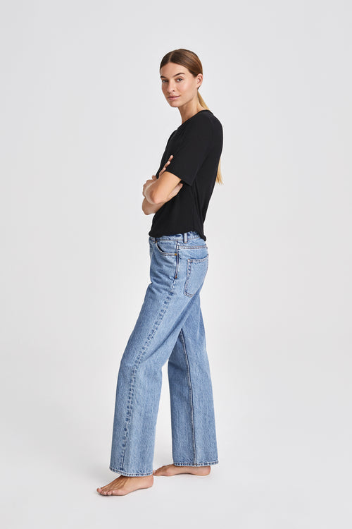 nickie top tshirt black stylein side