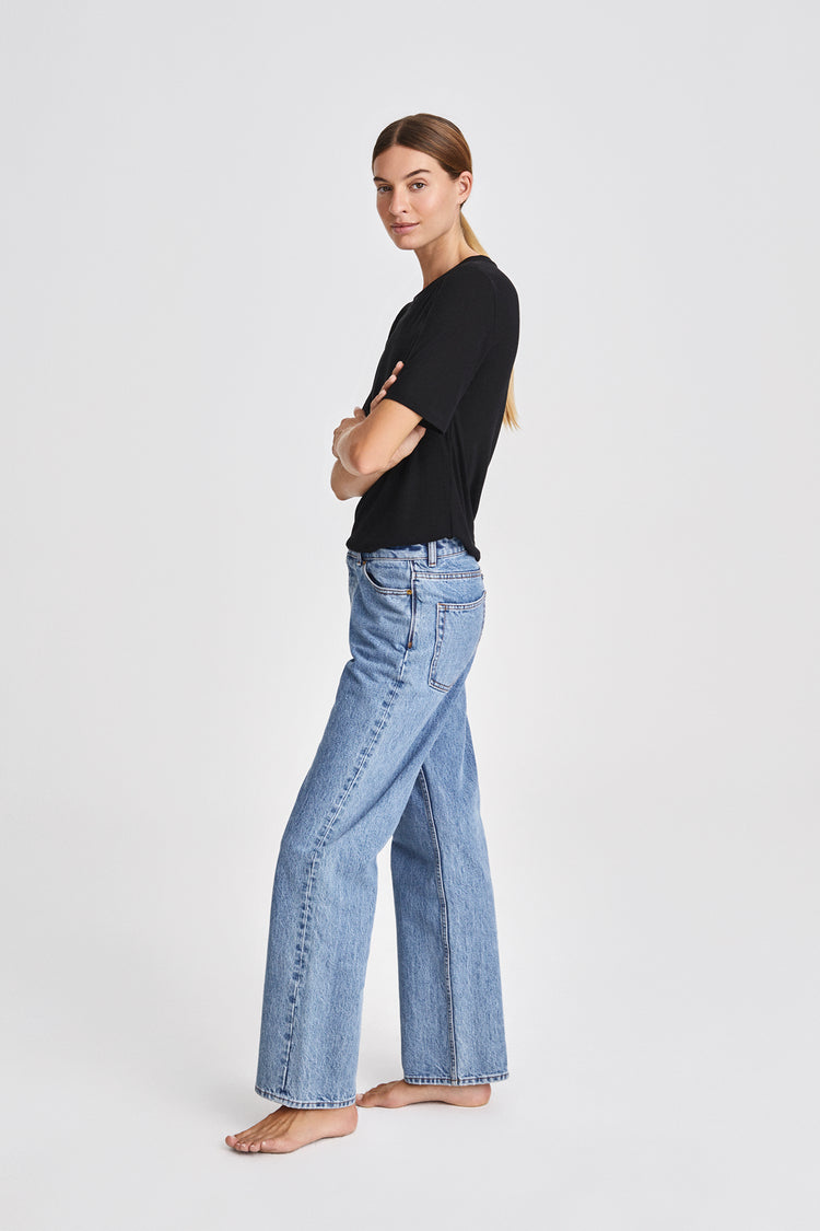 nickie top tshirt black stylein side