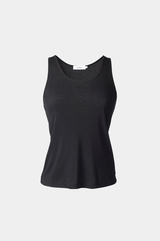 norwood top black lyocell sleeveless stylein packshot