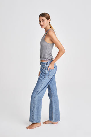 norwood top grey sleeveless stylein side