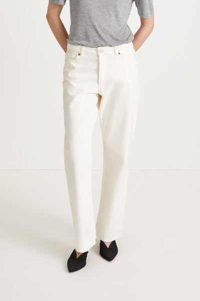 LOOSE FIT DENIM KIM OFF WHITE – Stylein